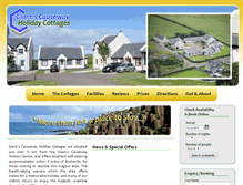 Tablet Screenshot of giantscausewaycottages.com